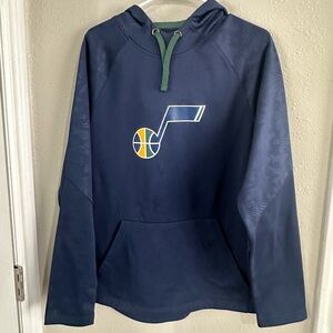 UTAH JAZZ Navy Blue Hoodie with Vintage Logo